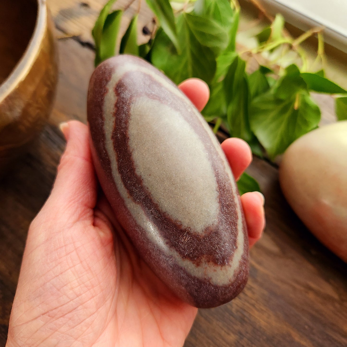 Shiva Lingam Marron - Grand - n°2