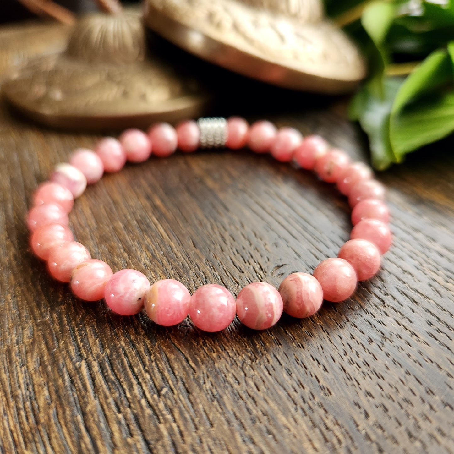 Bracelet en Rhodocrosite - 6mm