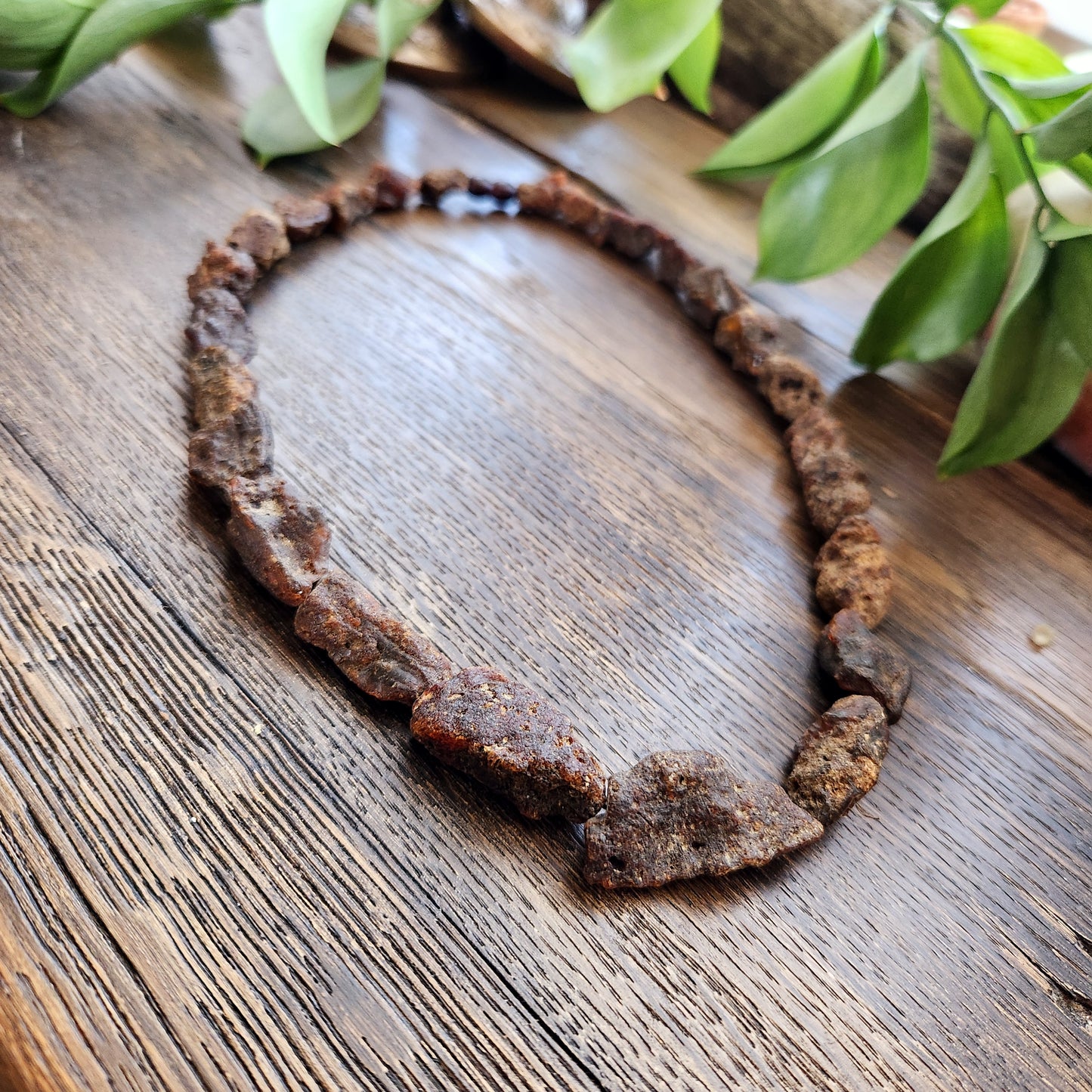 Collier en Ambre brut - n°3