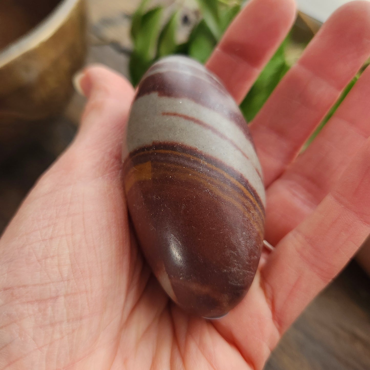 Shiva Lingam Marron - Moyen - n°4