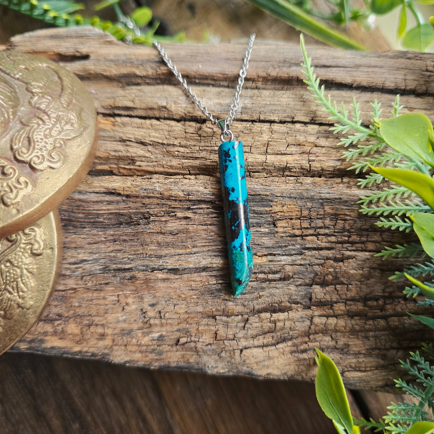 Pendentif Totem en Turquoise - n°3