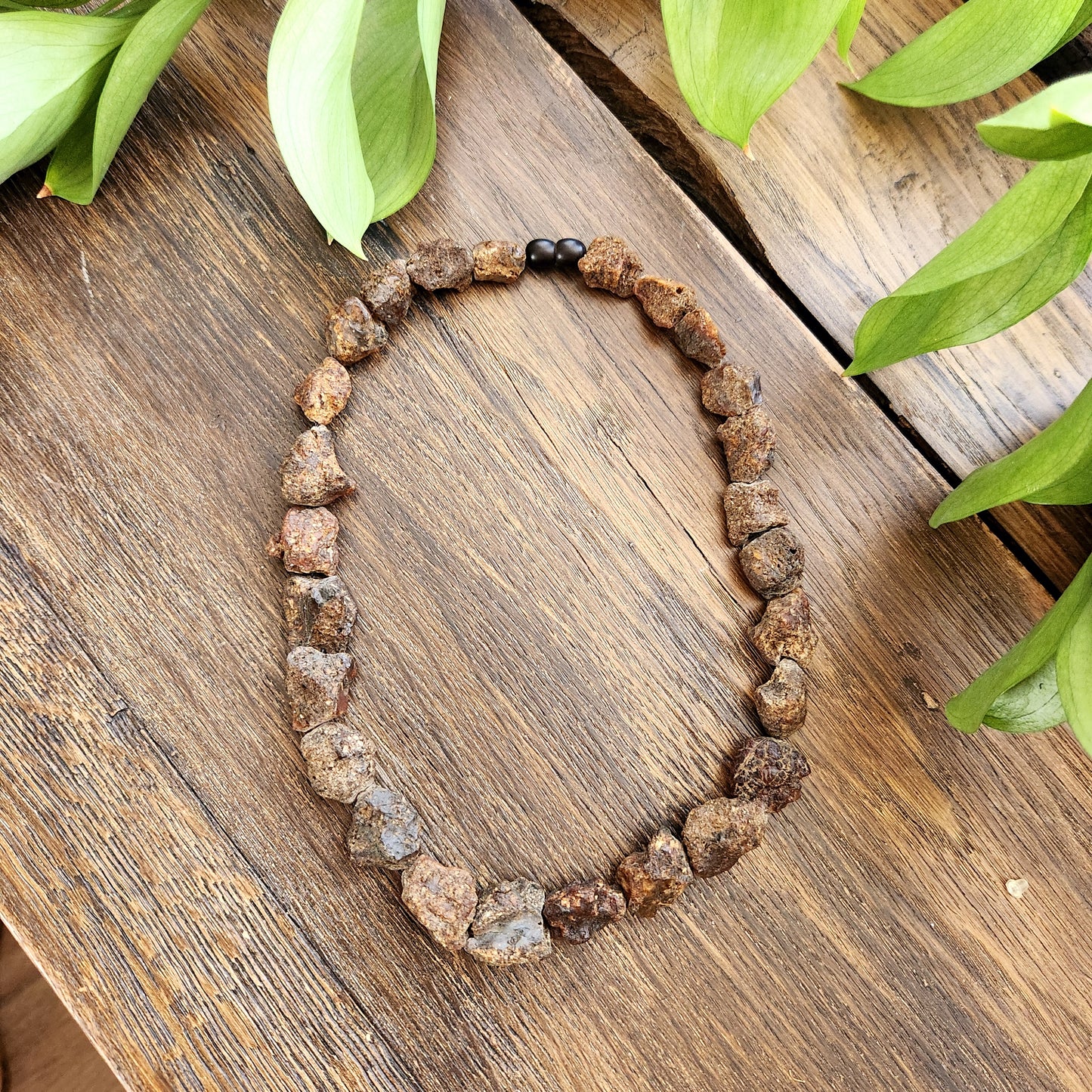 Collier en Ambre brut - n°2
