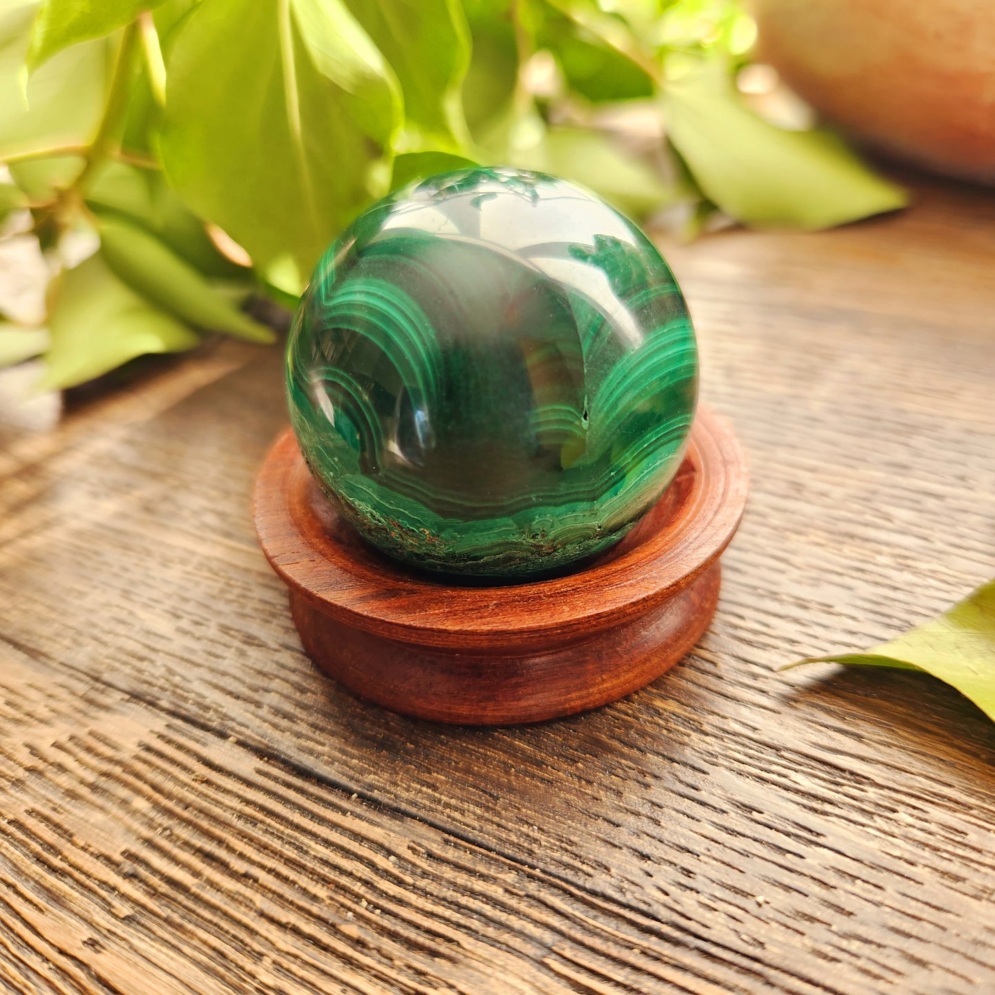 Sphère en Malachite - n°2