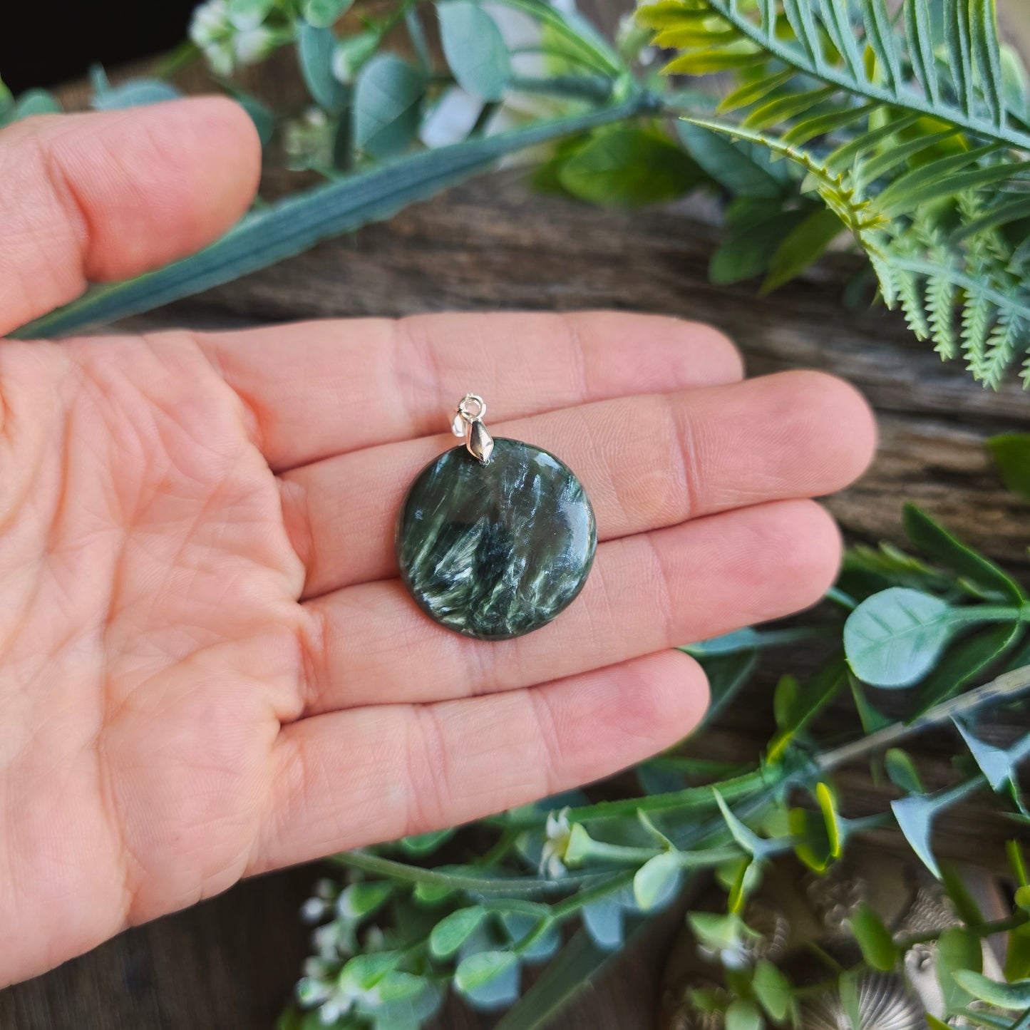 Pendentif en Séraphinite - n°2