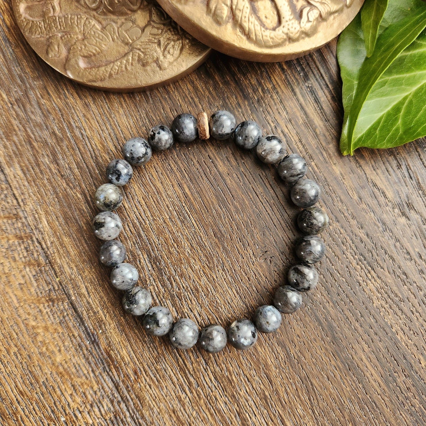 Bracelet en Larvikite - 8mm