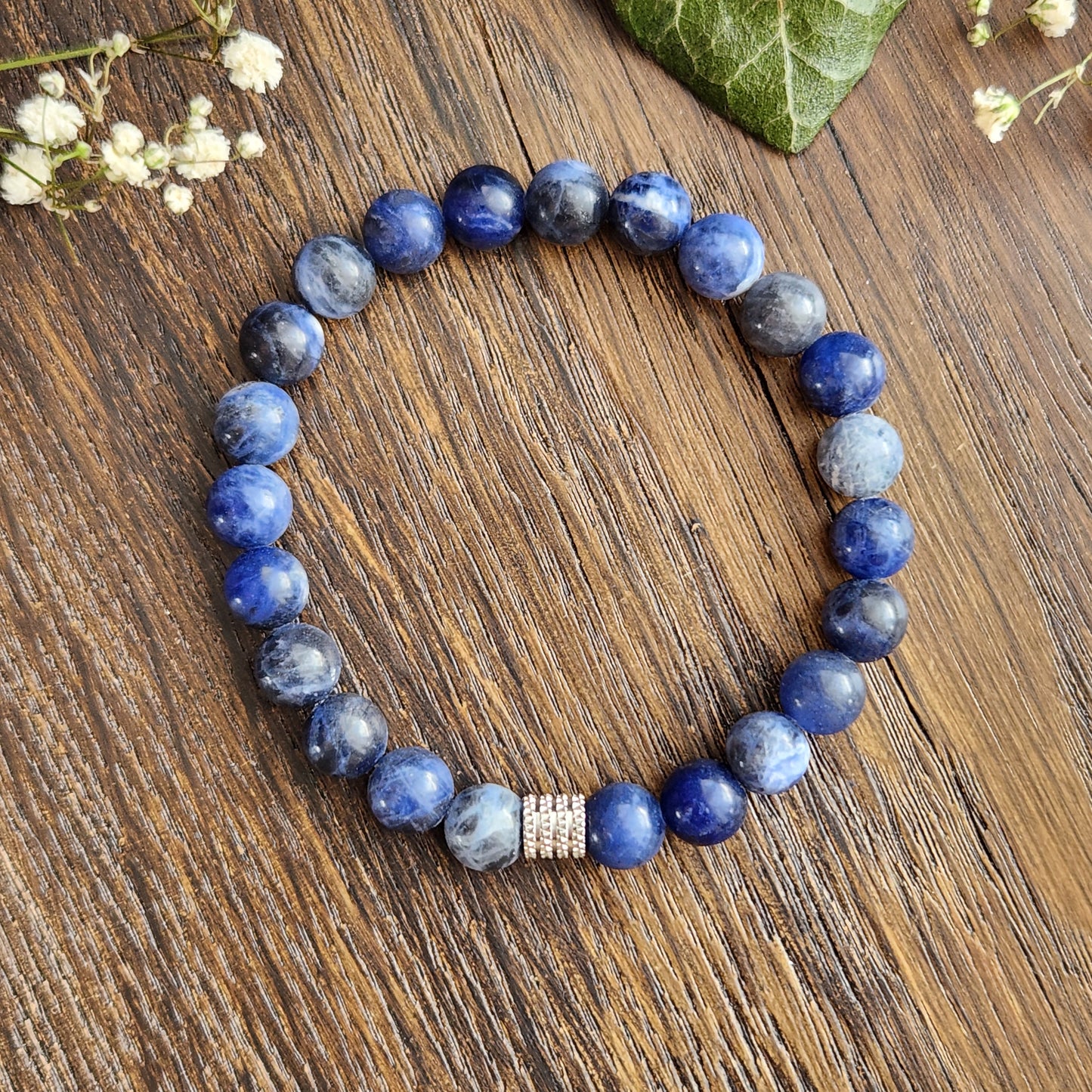 Bracelet en Sodalite - 8mm