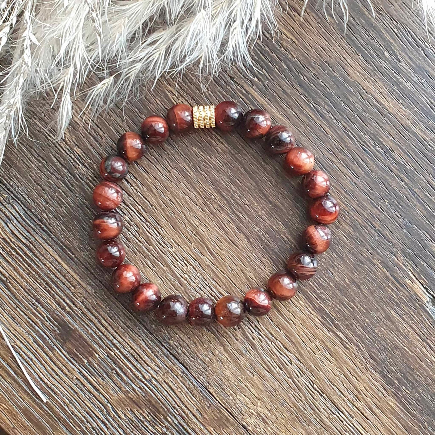 Bracelet en Œil de Taureau - 8mm