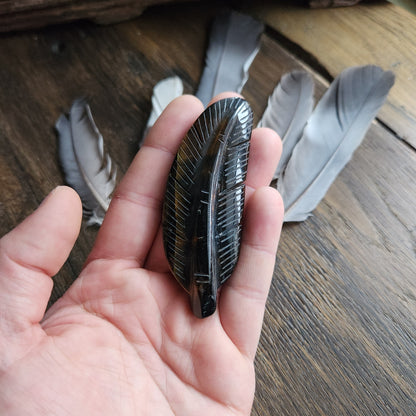 Plume en Œil de tigre