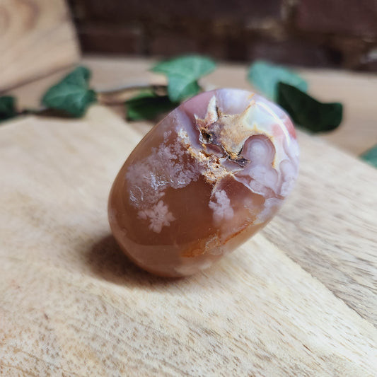 Galet en Agate Fleur - n°2