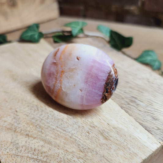 Galet en Aragonite Rose - n°1
