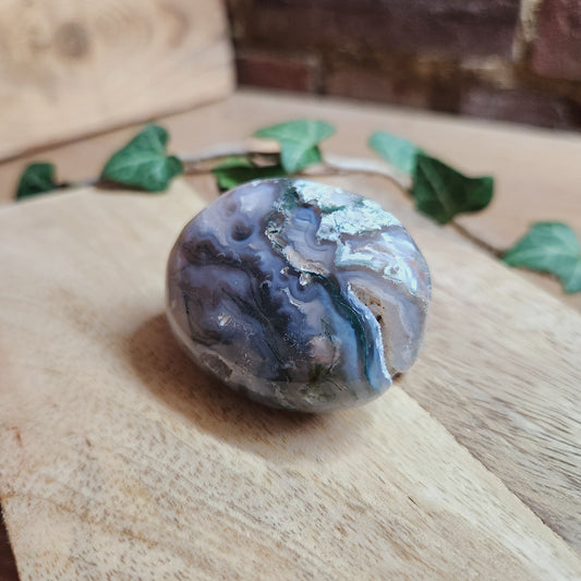 Galet en Agate Mousse - n°3
