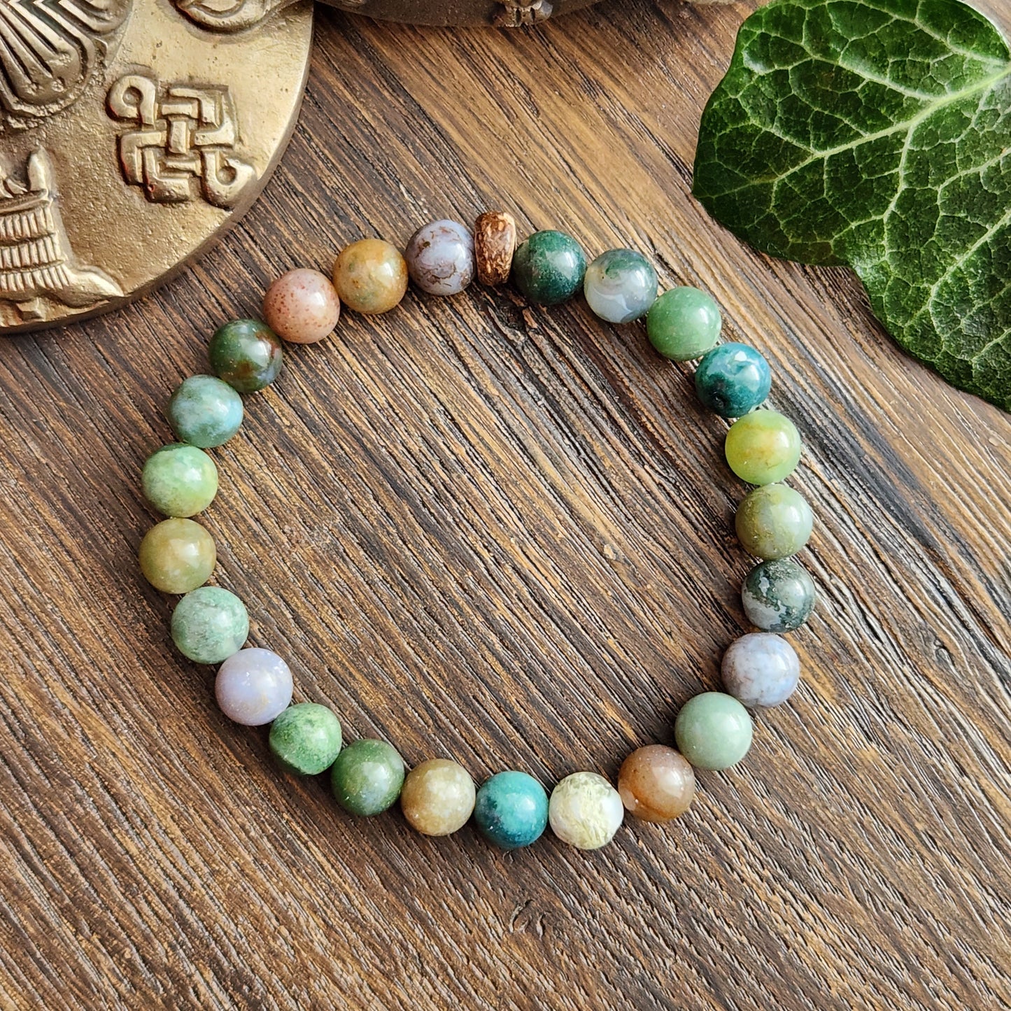 Bracelet en Agate Indienne - 8mm