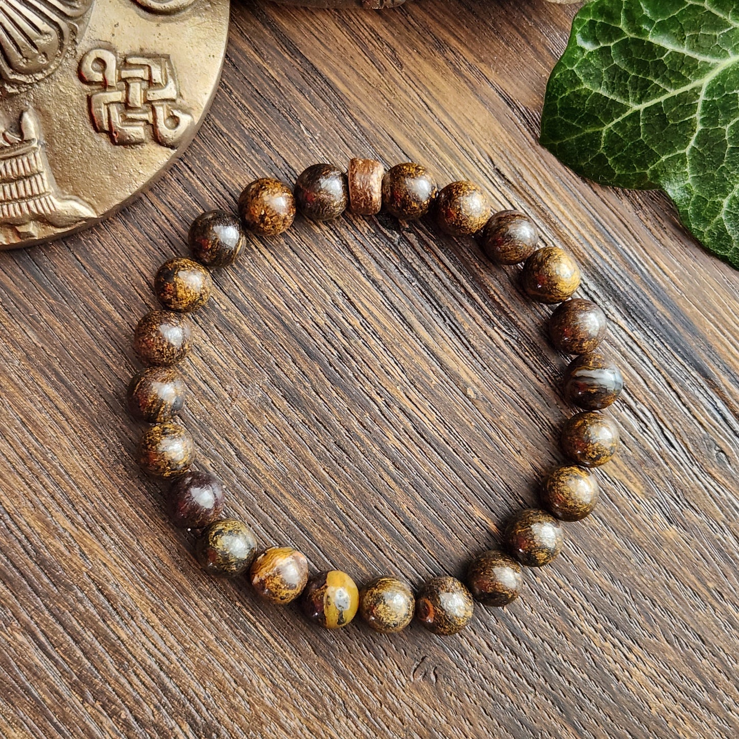 Bracelet en Bronzite - 8mm