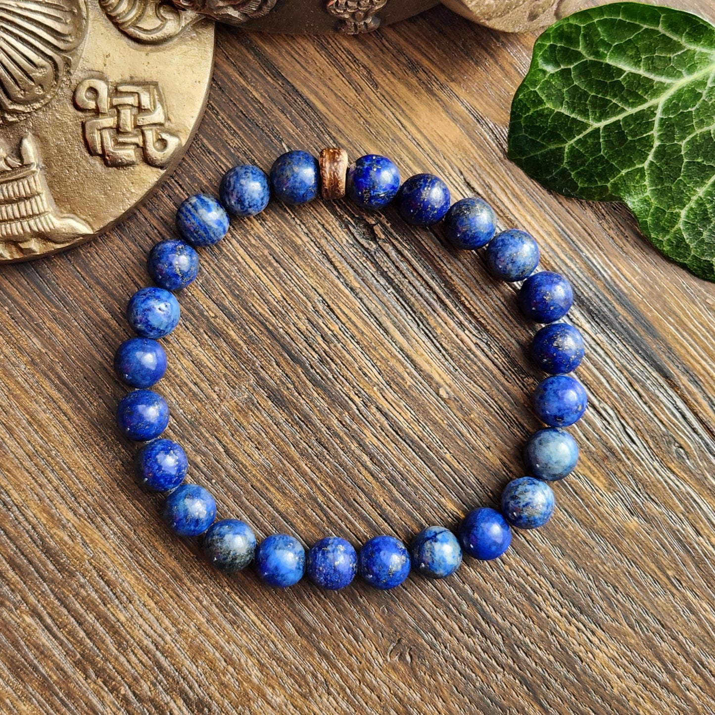 Bracelet en Lapis Lazuli - 8mm