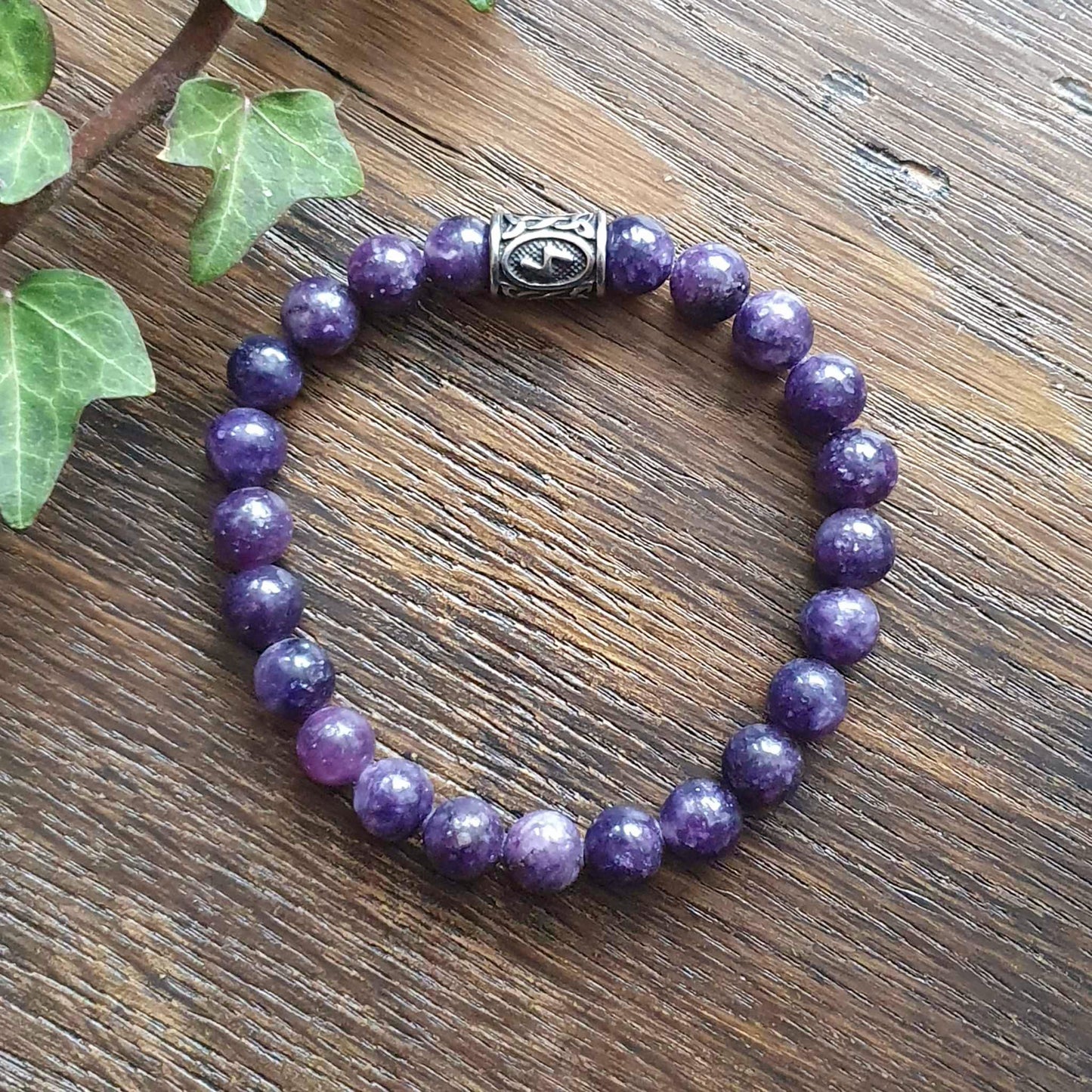 Bracelet en Lépidolite - 8mm