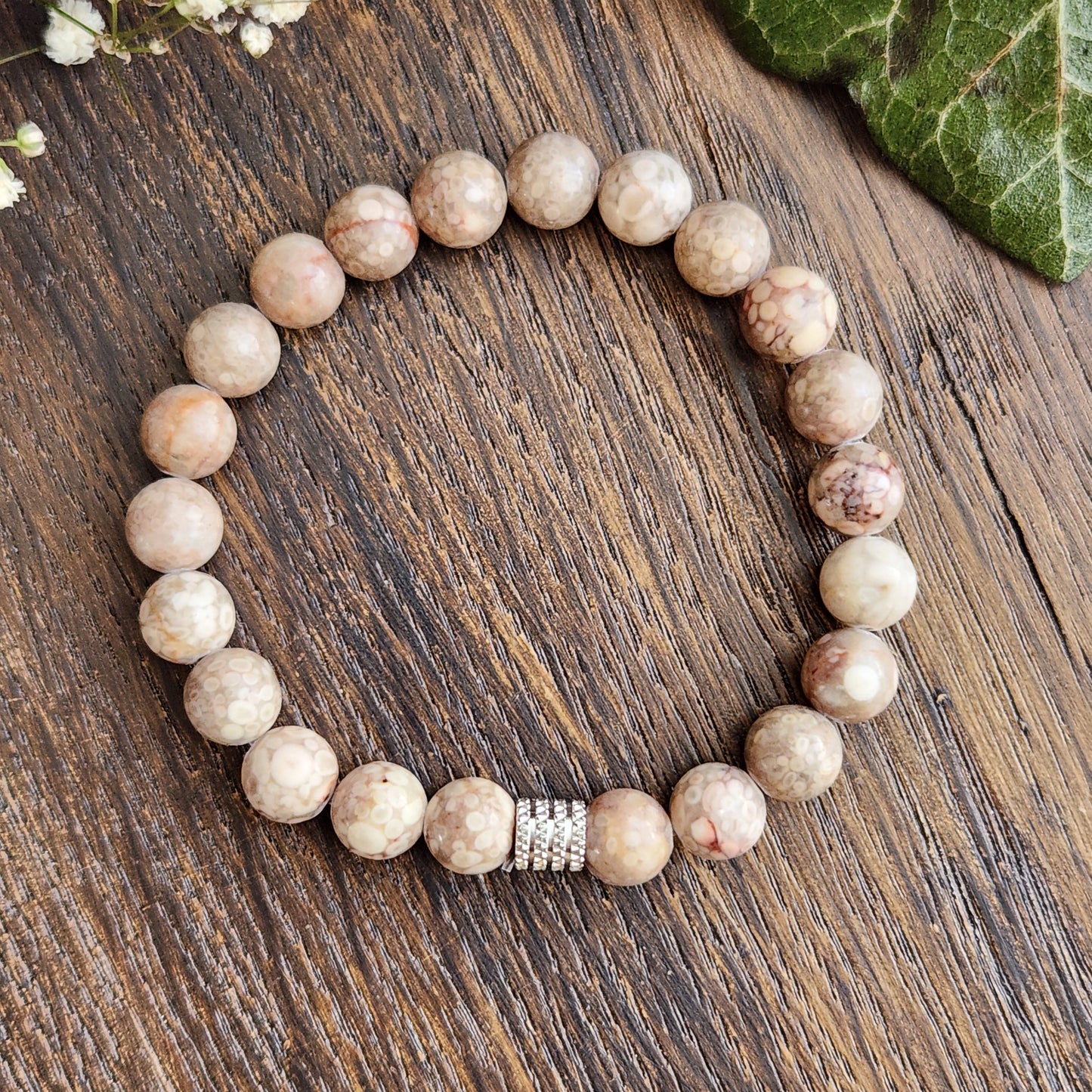Bracelet en Maifanite - 8mm