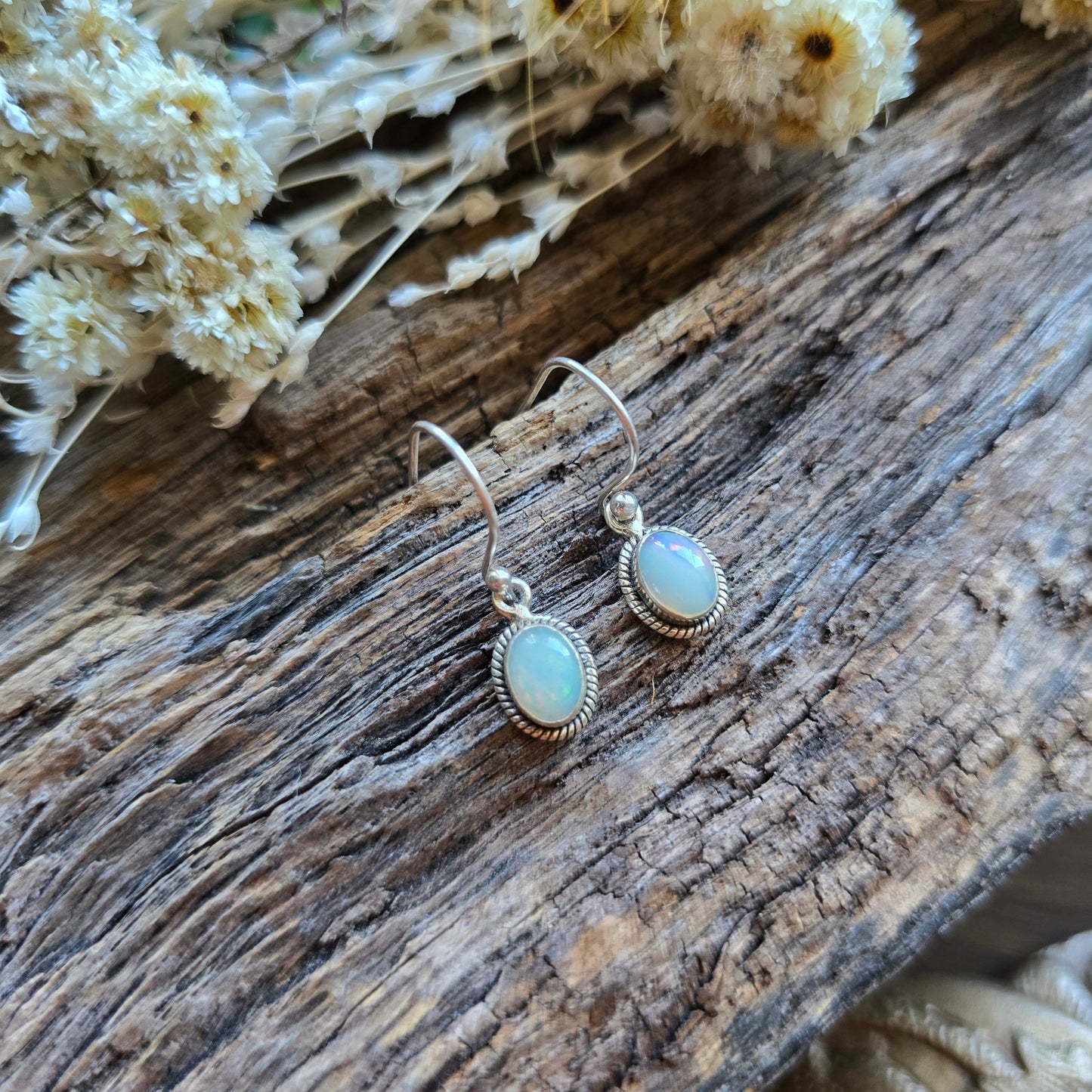 Boucles d'oreilles en Opale - n°1 - Argent 925