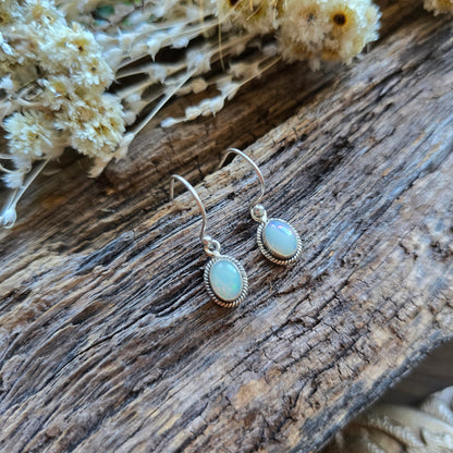 Boucles d'oreilles en Opale - n°1 - Argent 925