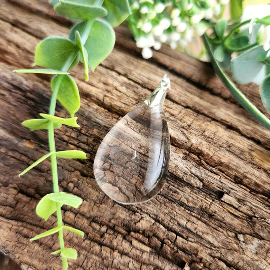 Pendentif en Quartz blanc - n°1