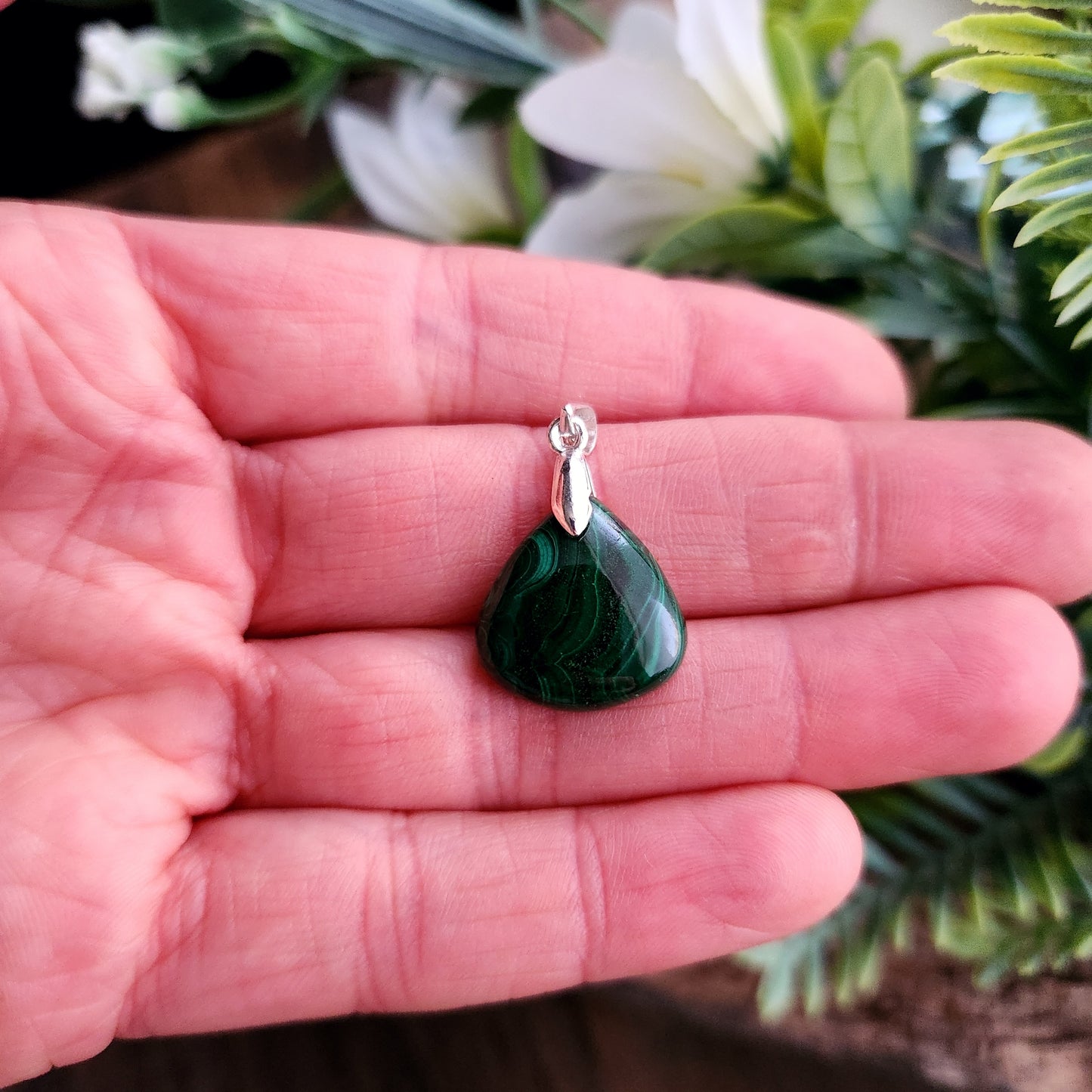 Pendentif en Malachite - n°12