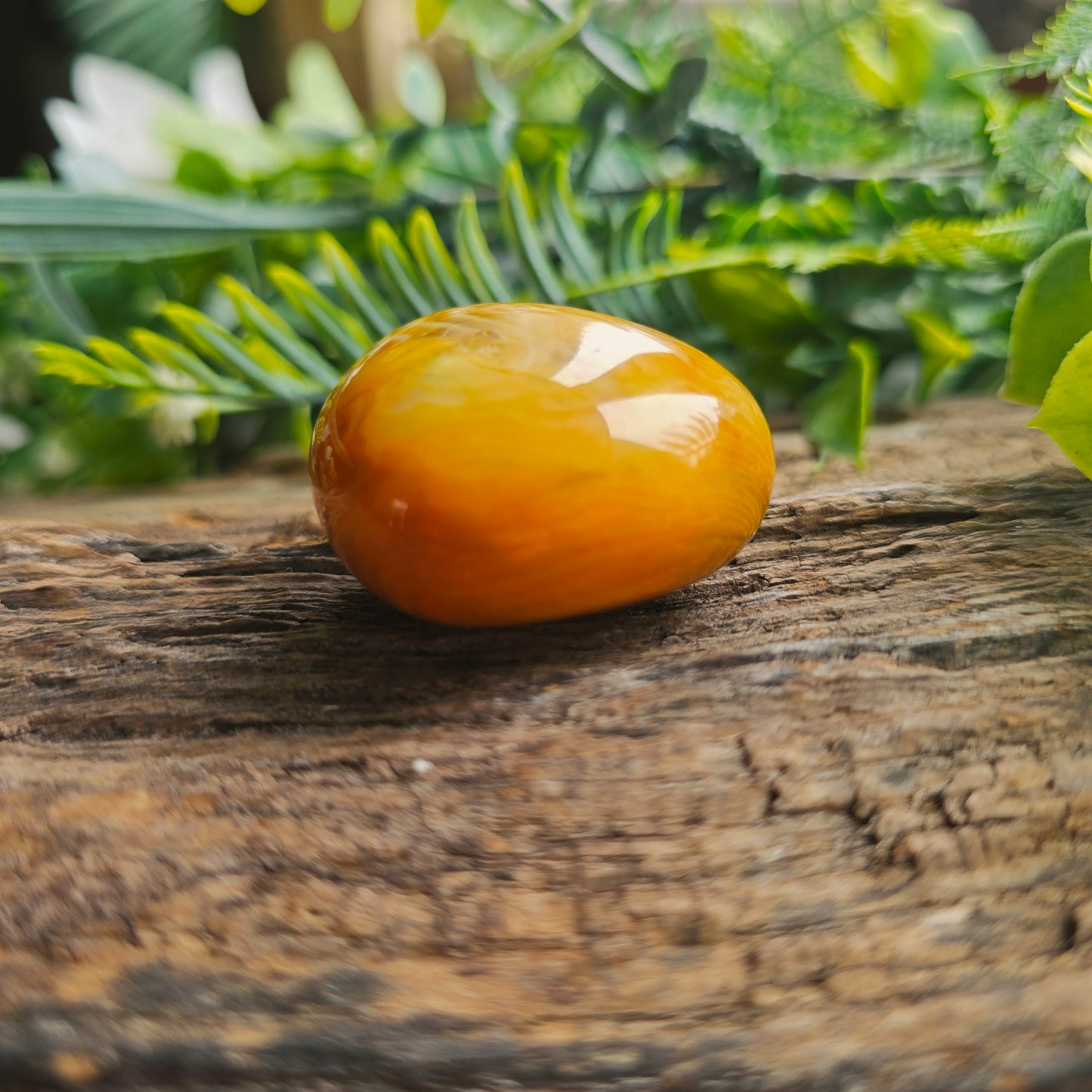 Galet en Agate orange - n°1
