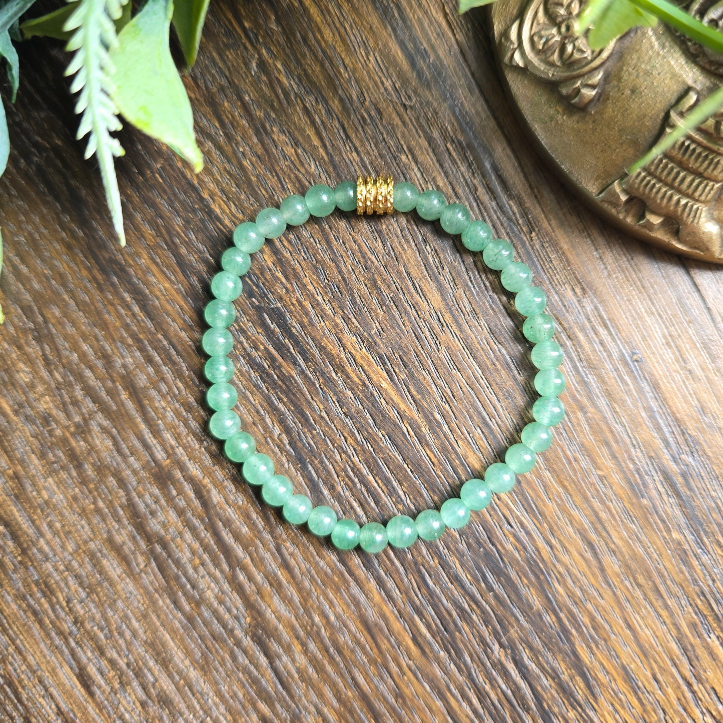 Bracelet enfant en Aventurine verte - 4mm