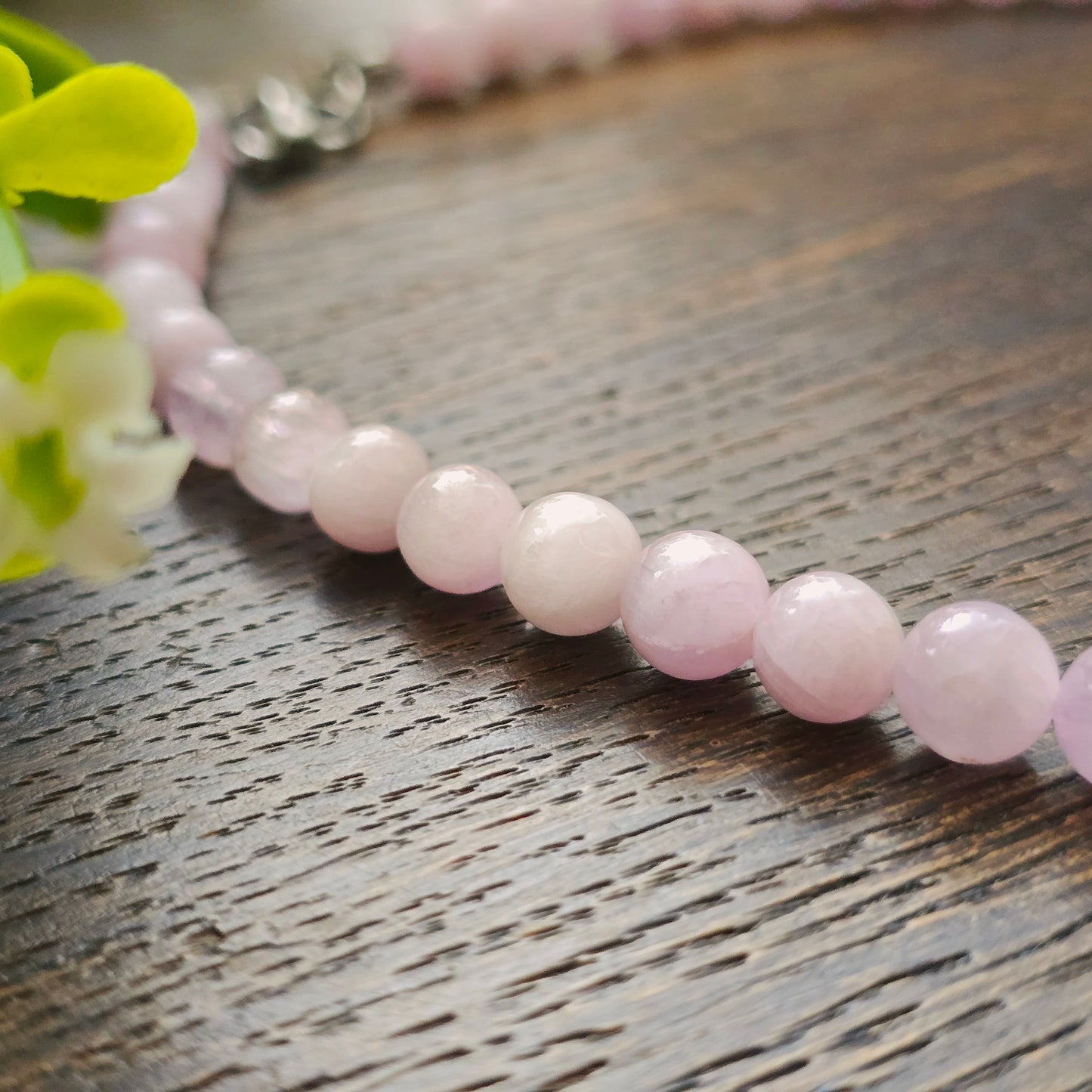 Collier en Kunzite