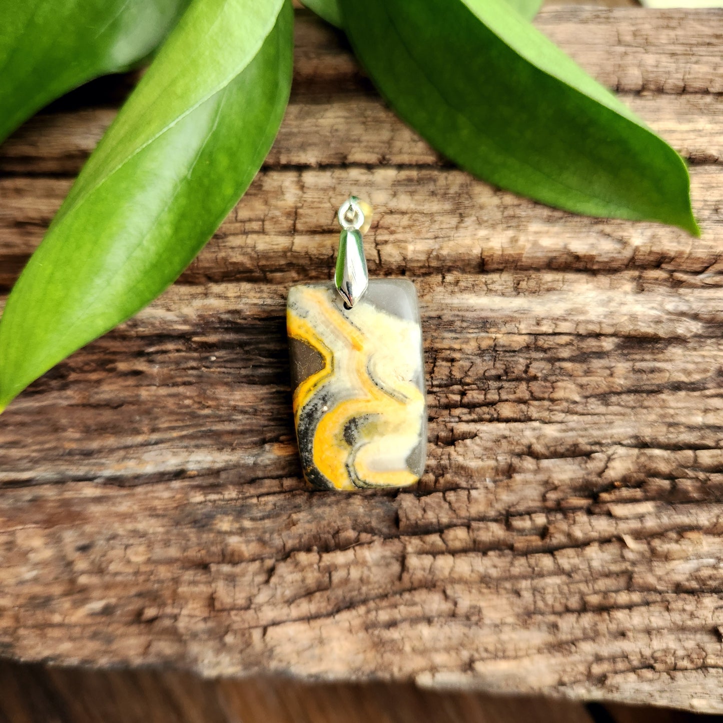Pendentif en Jaspe bourdon - n°1