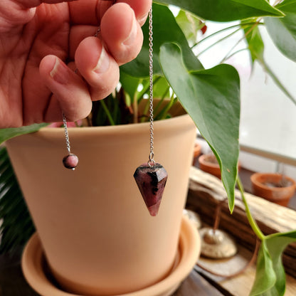 Pendule en Rhodonite