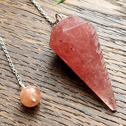 Pendule en Quartz fraise