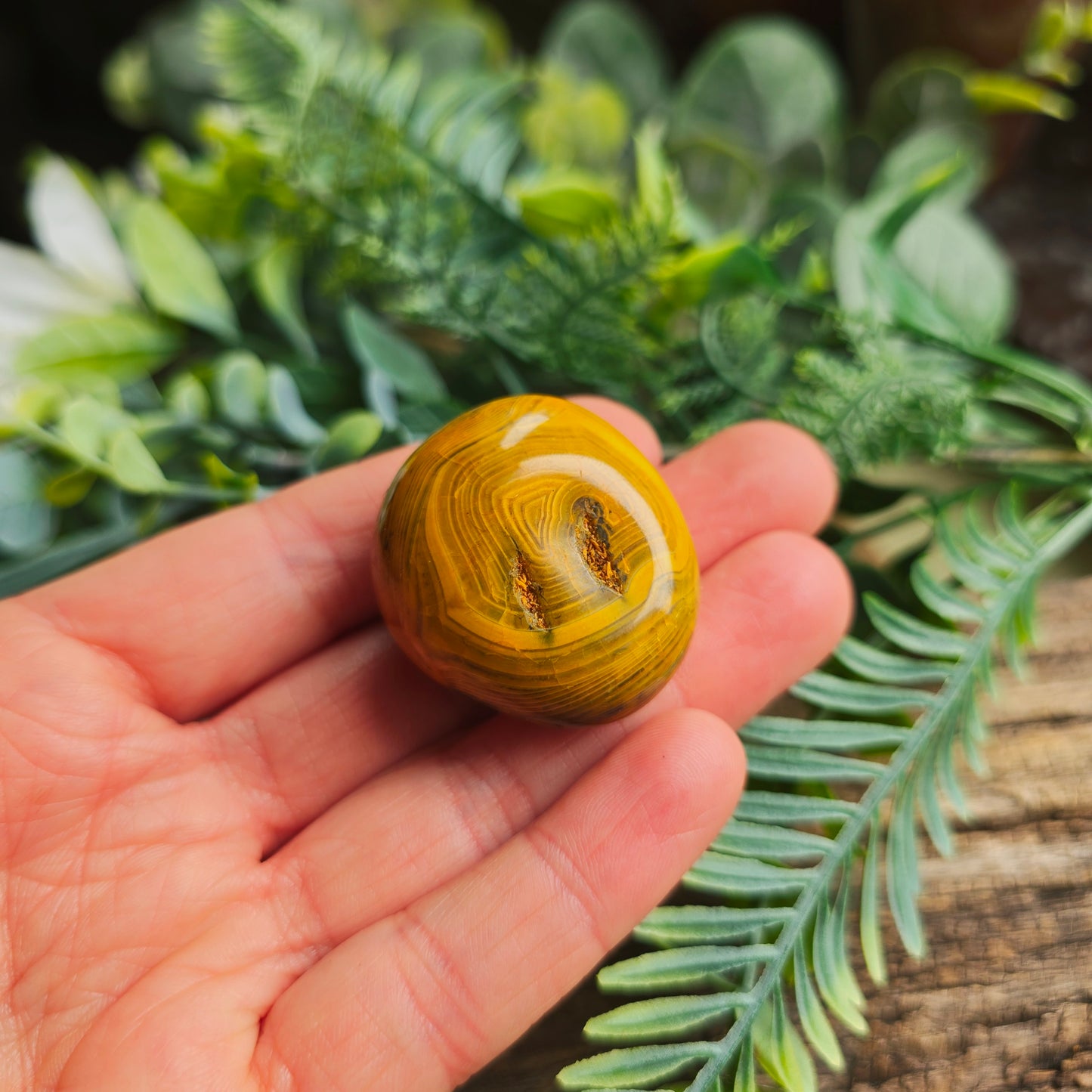 Galet en Agate orange - n°1
