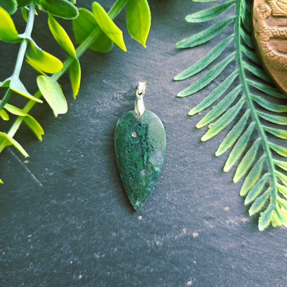 Pendentif en Agate mousse - n°2