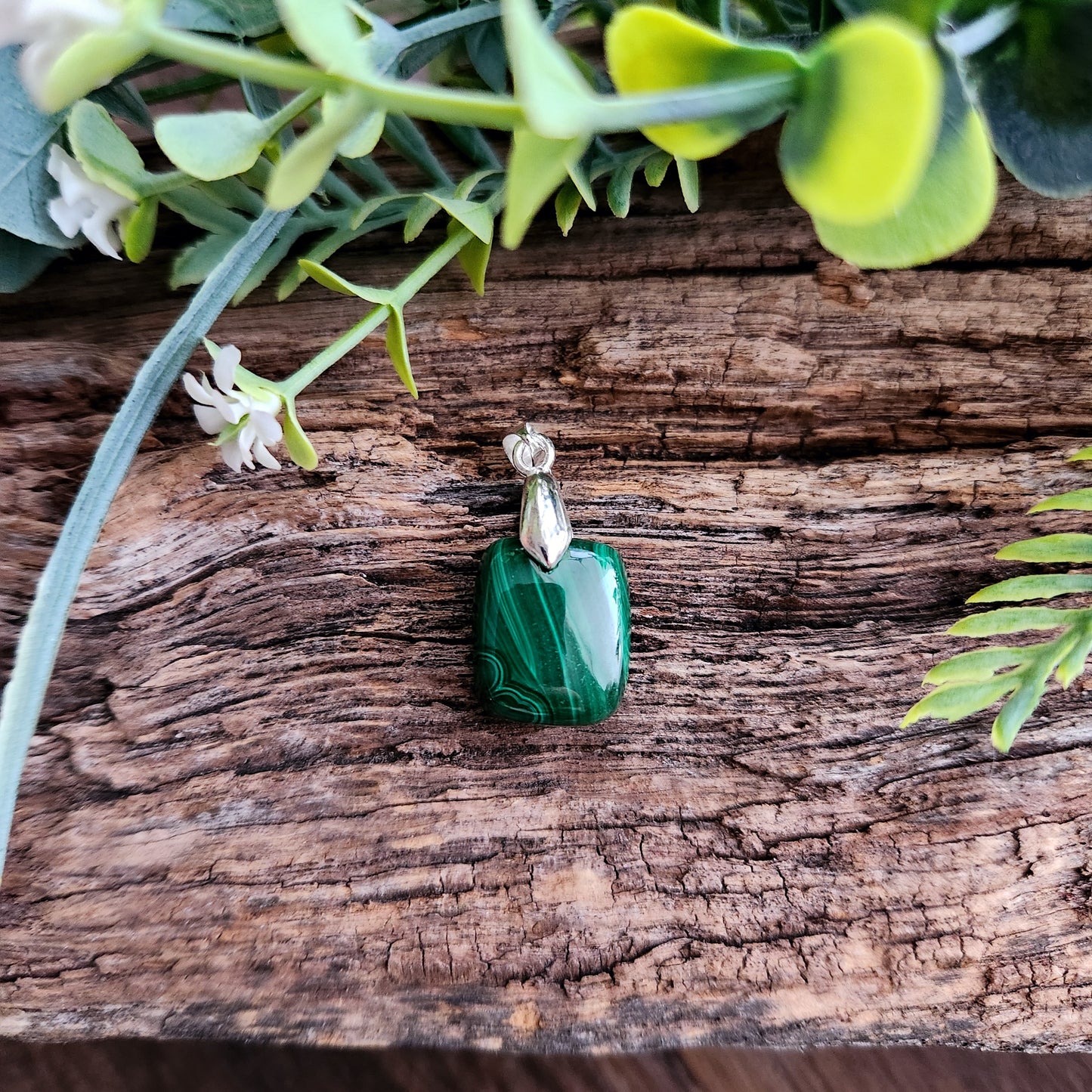 Pendentif en Malachite - n°6