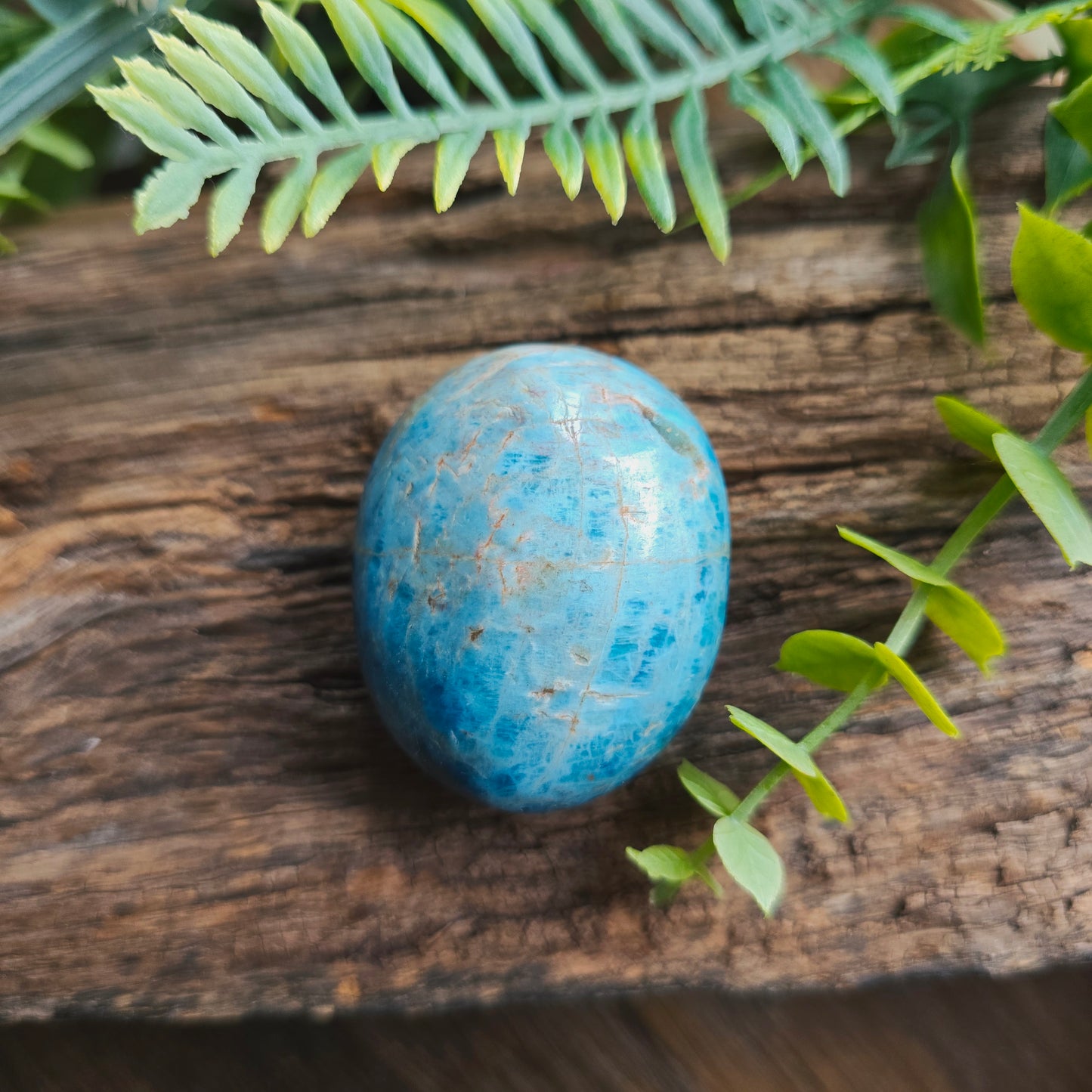 Galet en Apatite bleue - n°1
