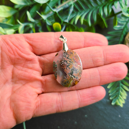 Pendentif en Agate mousse - n°7
