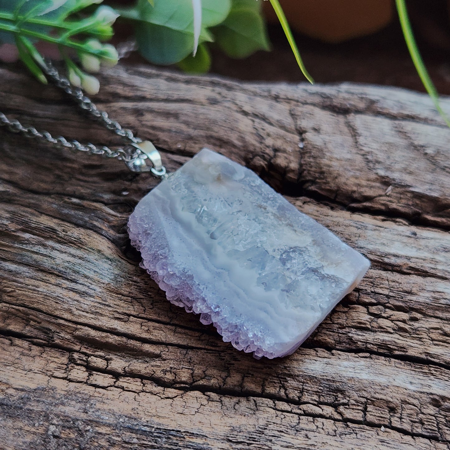 Pendentif en Améthyste brute n°1