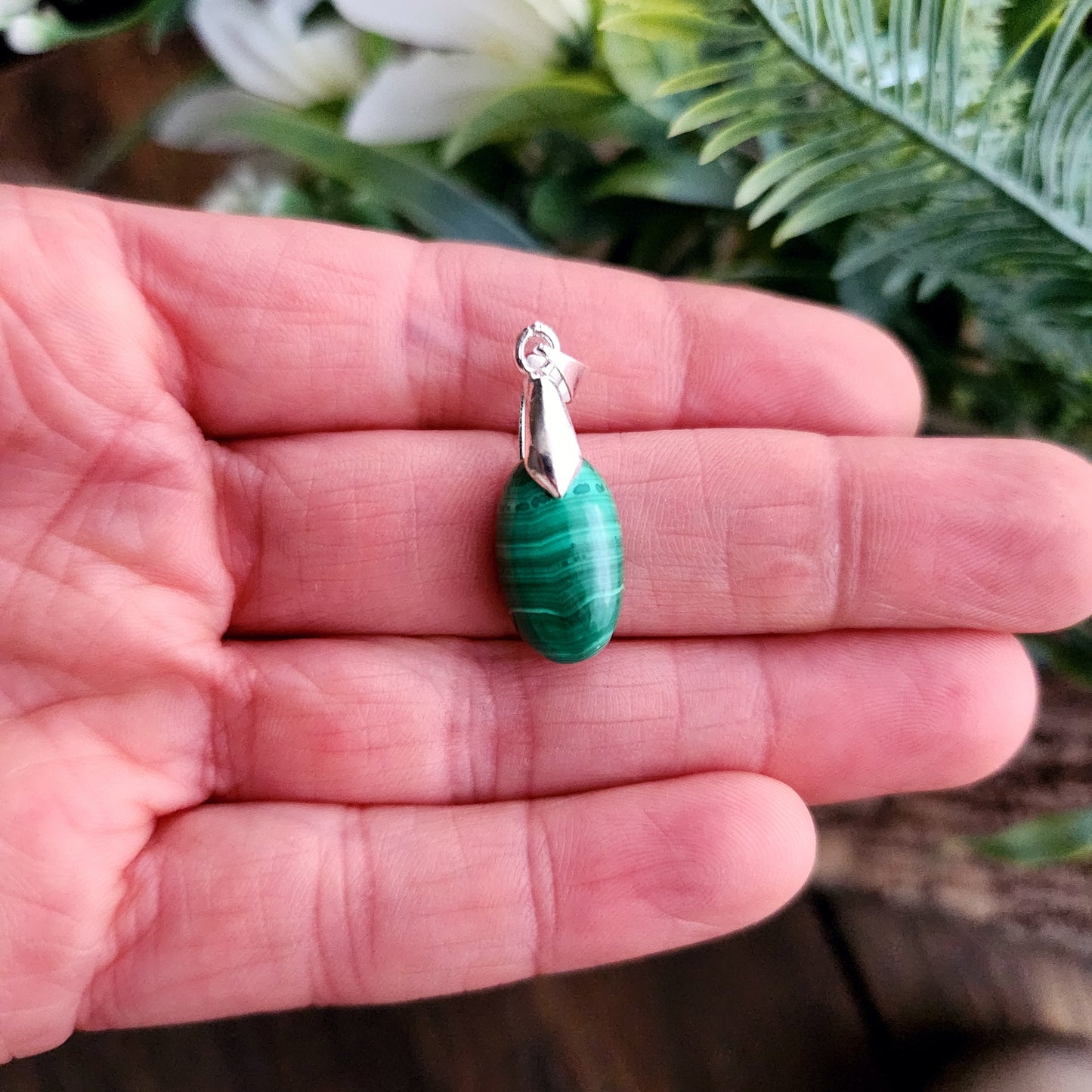 Pendentif en Malachite - n°7