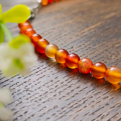 Collier en Cornaline