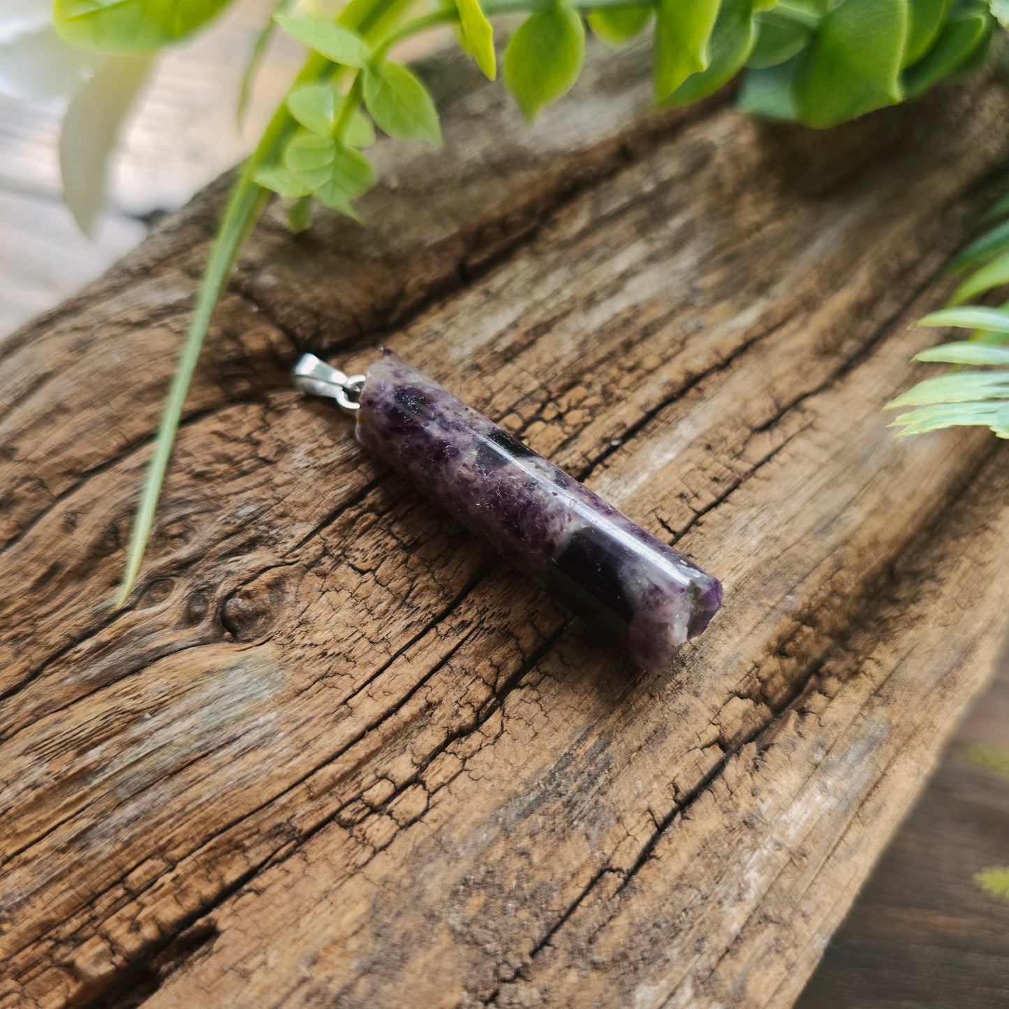 Pendentif Totem en Améthyste - n°1