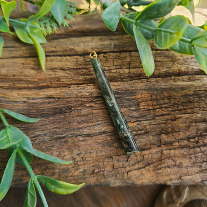 Pendentif Totem en Séraphinite - n°3