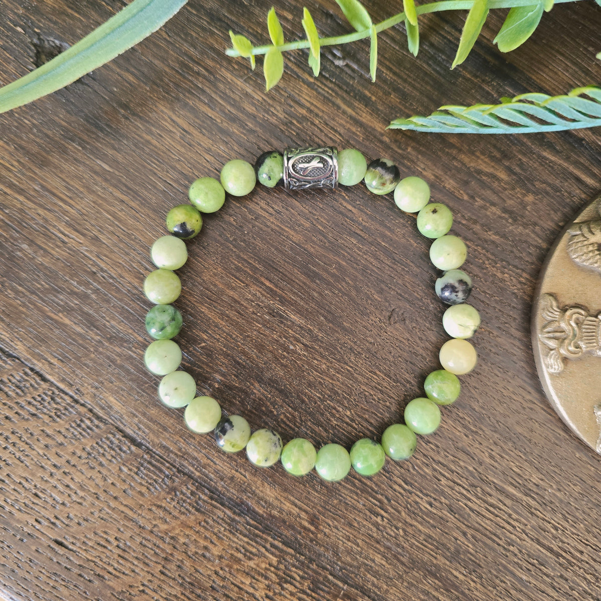 Bracelet en Chrysoprase - 8mm