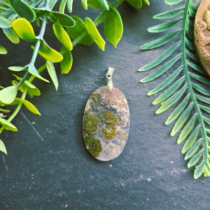 Pendentif en Agate mousse - n°5