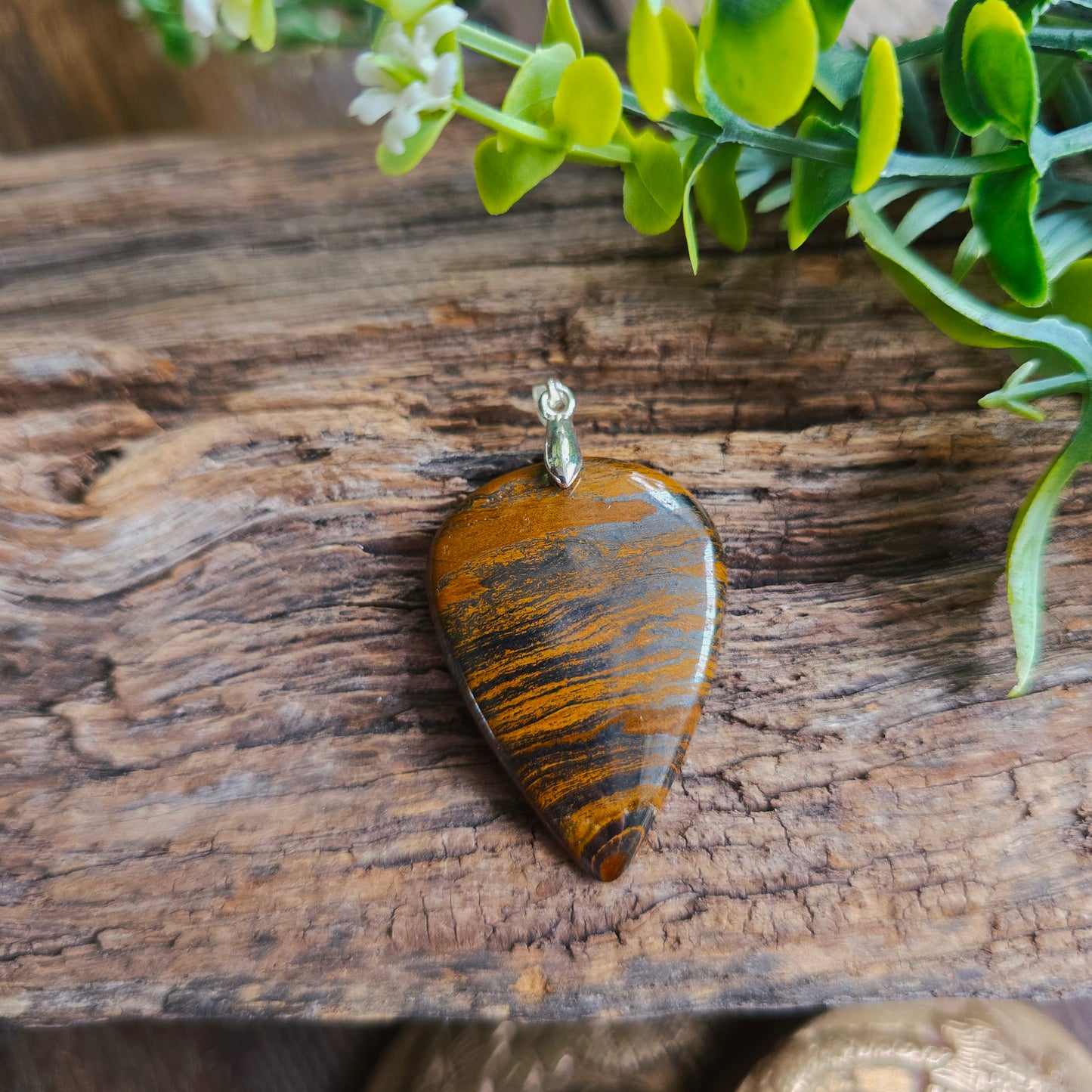 Pendentif en Œil de tigre - n°5