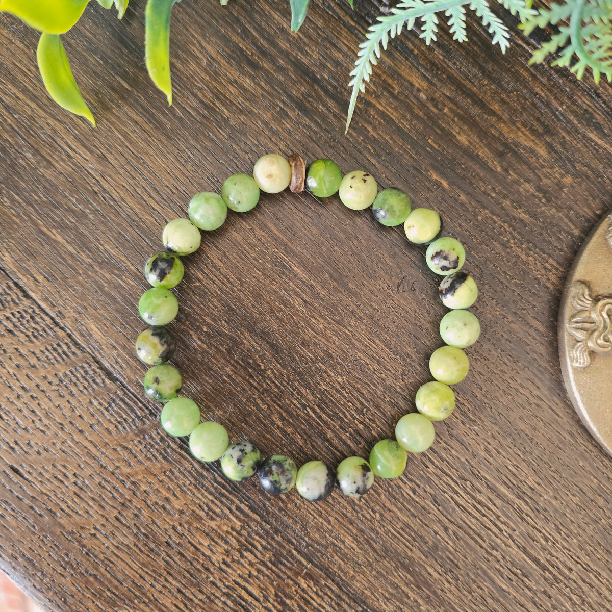 Bracelet en Chrysoprase - 8mm