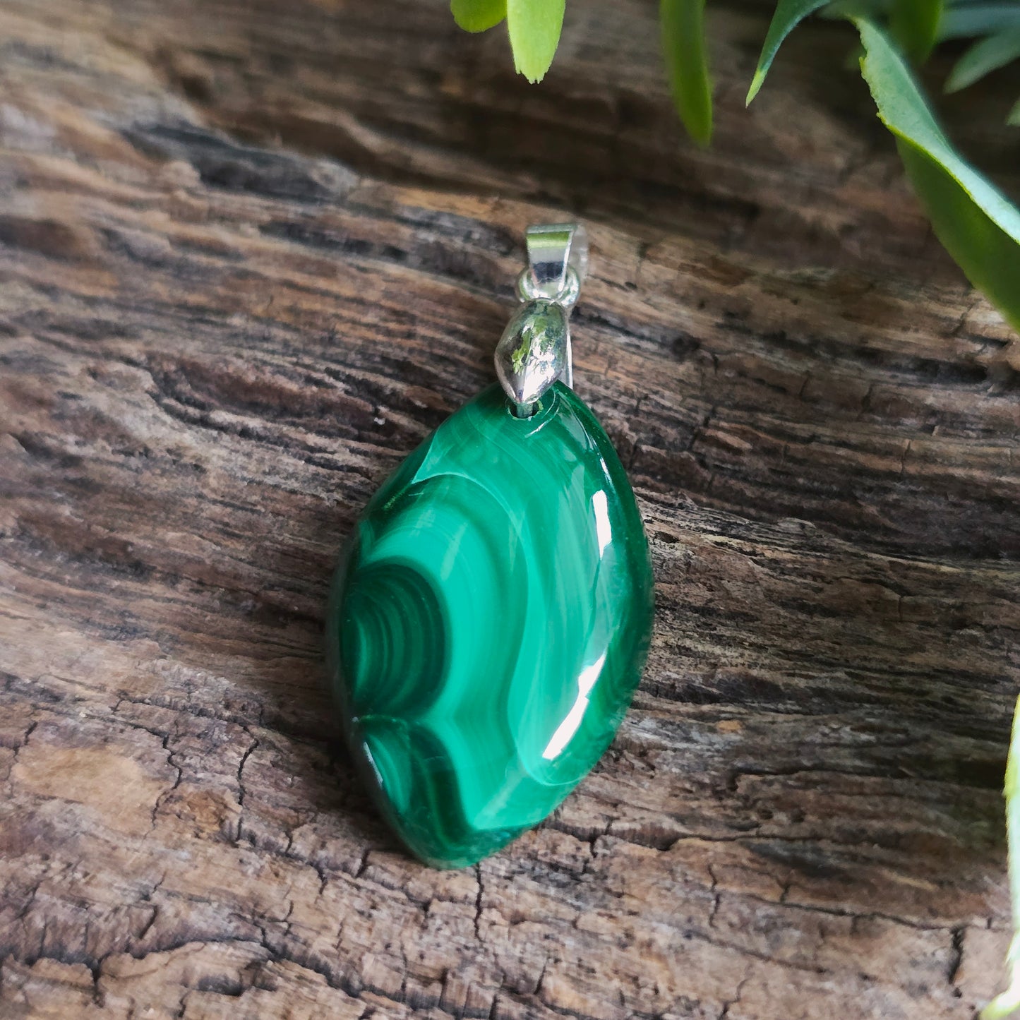 Pendentif en Malachite - n°13
