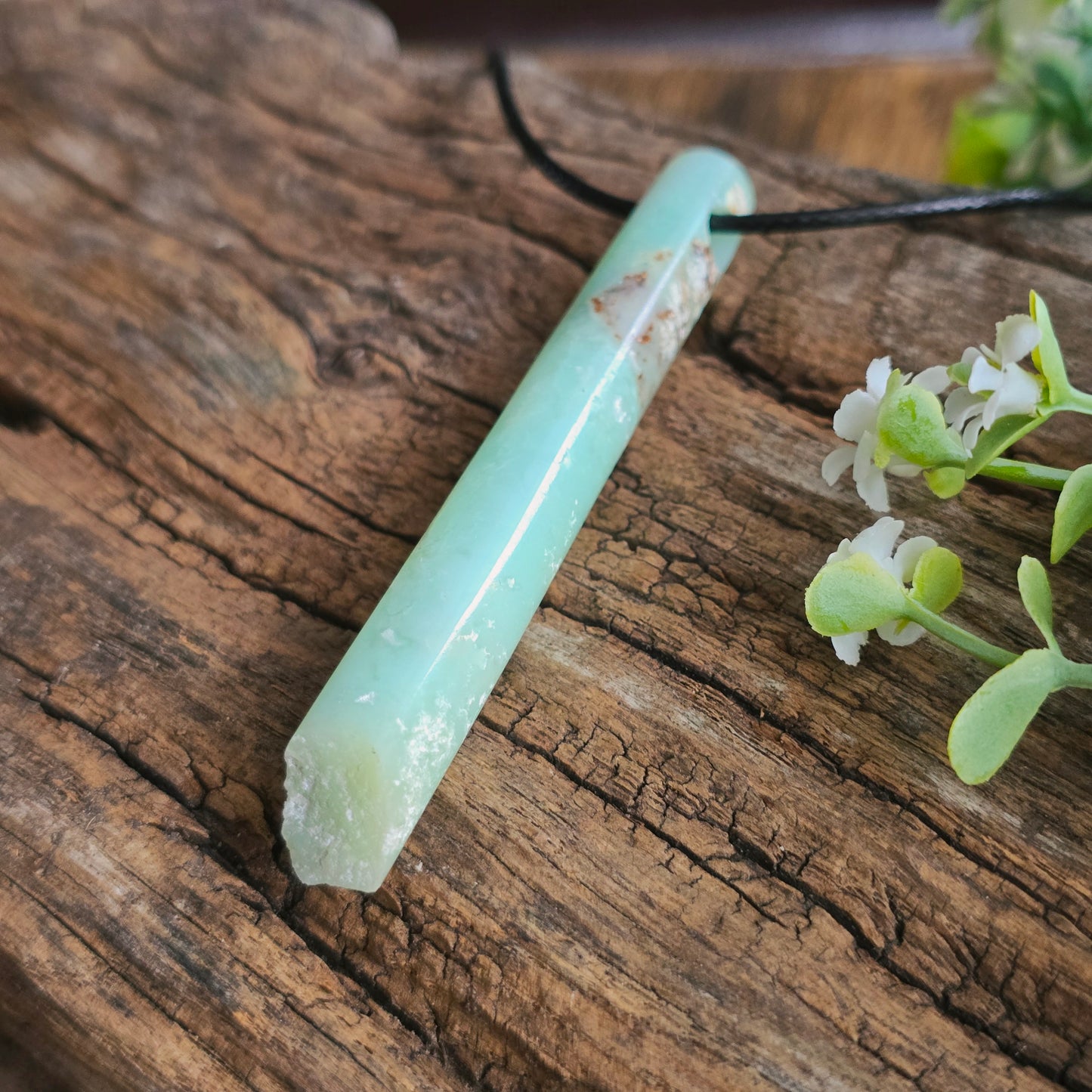 Pendentif Totem en Chrysoprase - n°6