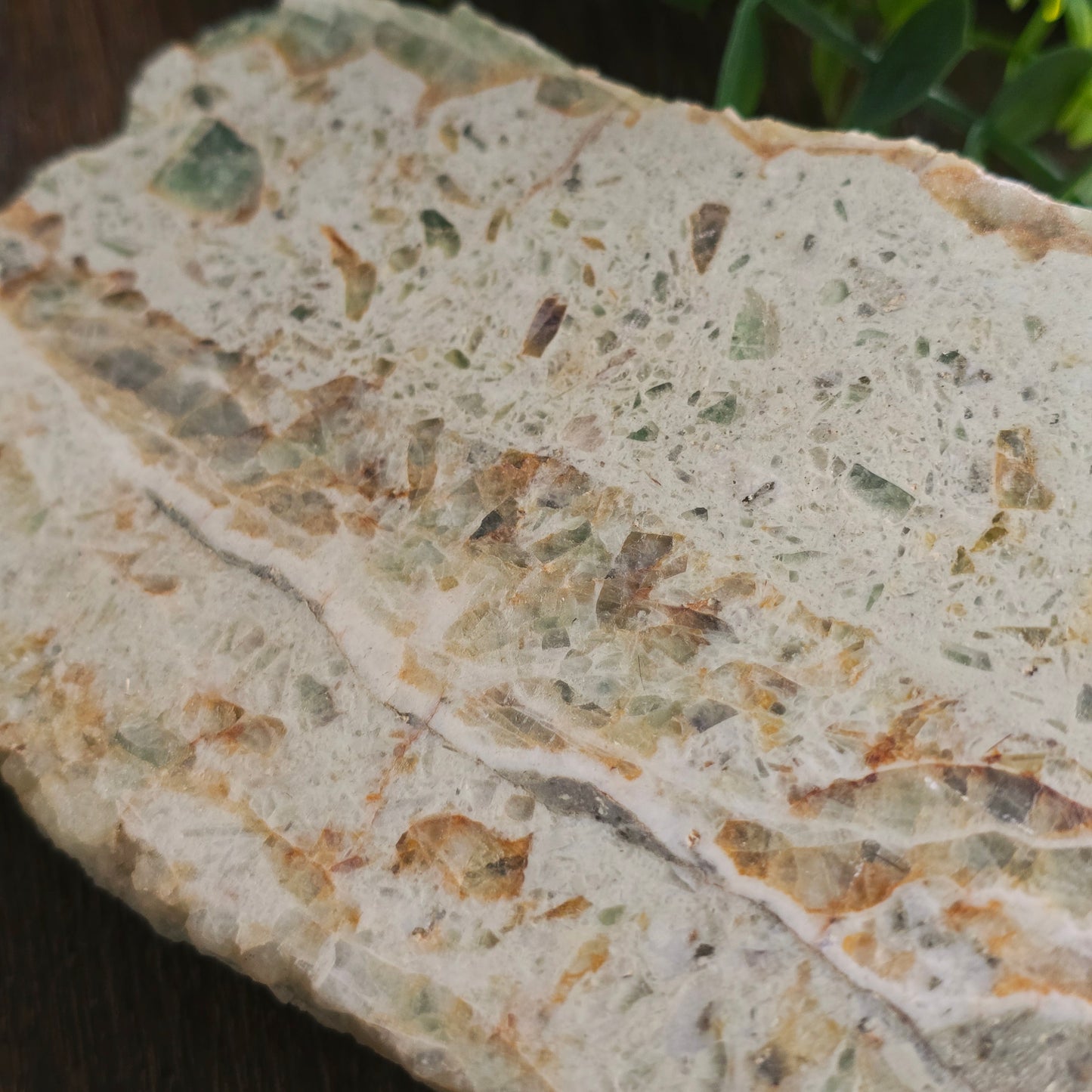 Fluorite verte brute