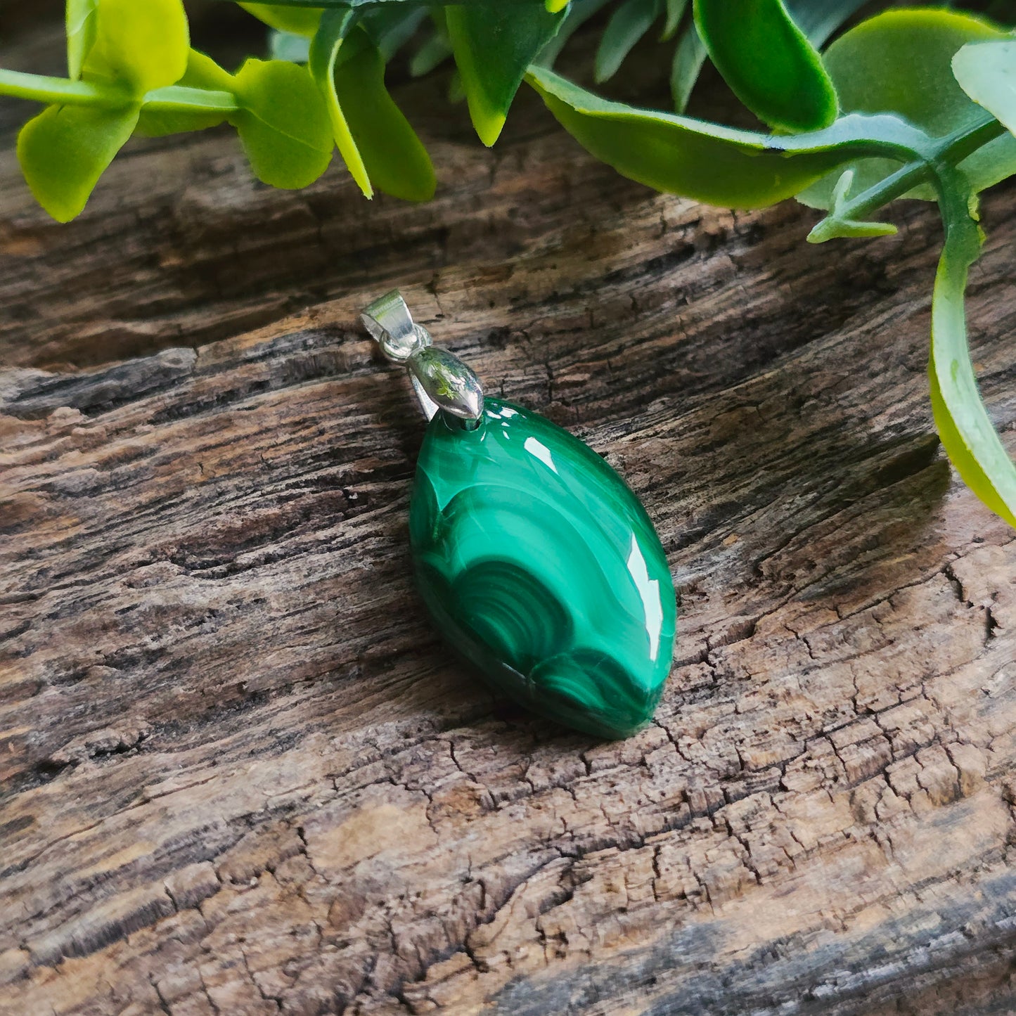 Pendentif en Malachite - n°13