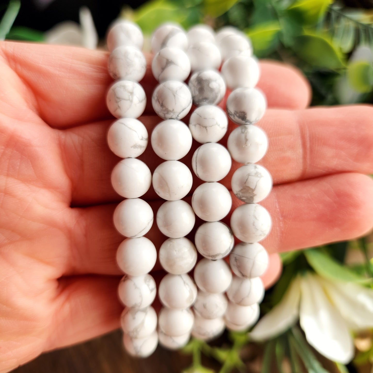 Bracelet en Howlite - 8mm