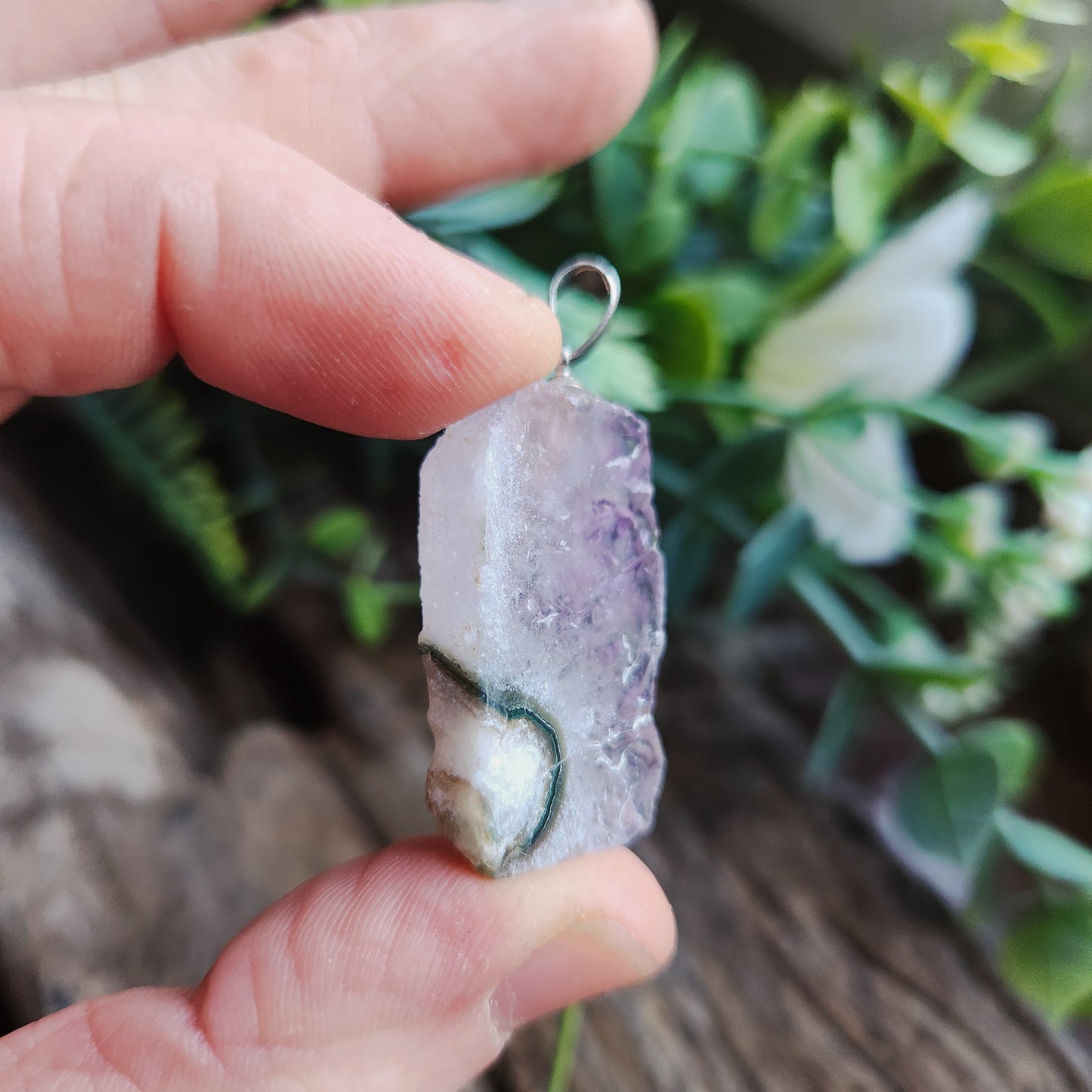 Pendentif en Améthyste brute n°3